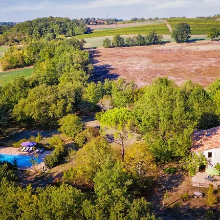 La Maison Des Chenes - Piscine Et Grand Terrain Arbore Dans Ambiance Bucolique. Semesterbostad Cahuzac-sur-Vère