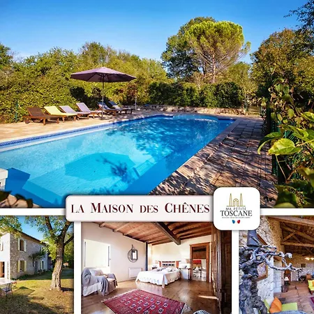 La Maison Des Chenes - Piscine Et Grand Terrain Arbore Dans Ambiance Bucolique.